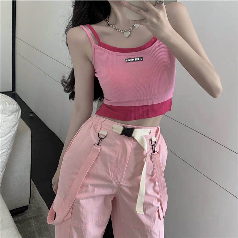 สไตล์ใหม่ผู้หญิงเสื้อกั๊กสั้นด้านบนขนาดเฉลี่ย 4 สีให้เลือก