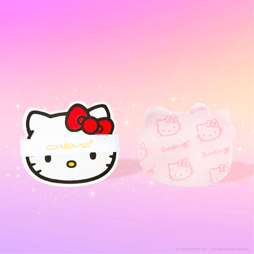 [พร้อมส่งของแท้100%] The Creme Shop Hello Kitty Mattifying Blotting Paper + Reusable Mirror Compact ราคา ถูกที่สุด ดีลบีเคเค แกลเลอรีภาพที่ 3