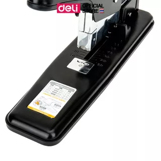 เครื่องเย็บกระดาษ Deli เย็บได้ 80 แผ่น ประหยัดแรง แข็งแรง เหมาะสำหรับใช้งานในสำนักงาน Stapler
