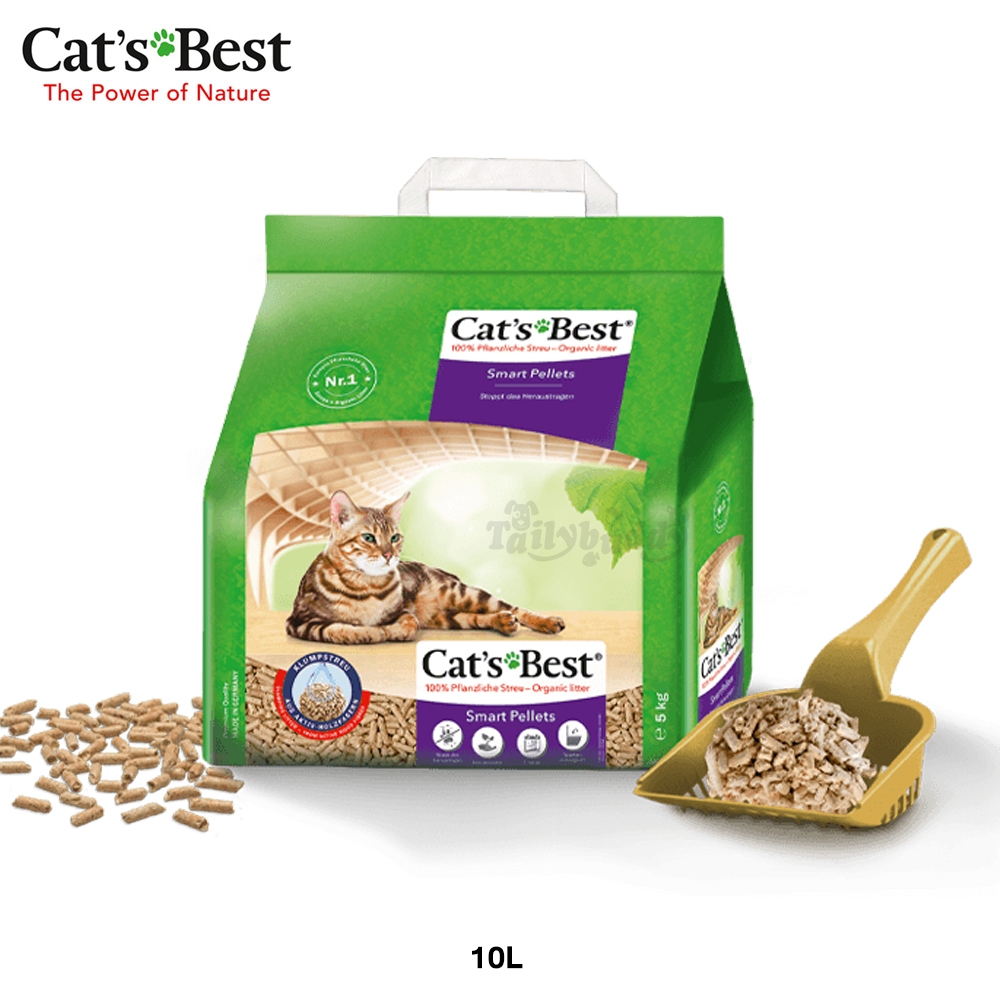 Cat's Best Smart Pellets ทรายแมวสำหรับแมวขนยาวทุกสายพันธุ์ (10 ลิตร)