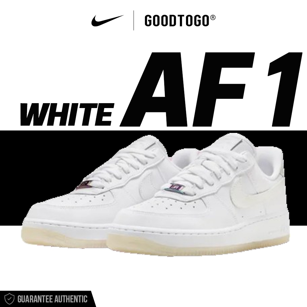 แท้💯% Nike Air Force 1 Low '07 LX 'UV Swooshes' FZ5531-111 White รองเท้าผ้าใบ