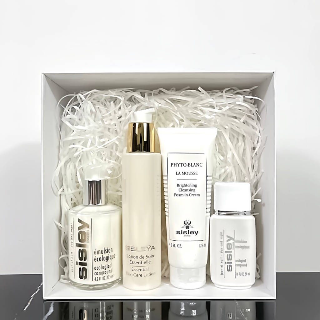 sisley EMULSION ECOLOGIQUE/Essential Skin Care Lotion/Brightening Cleansing 4 piece gift box