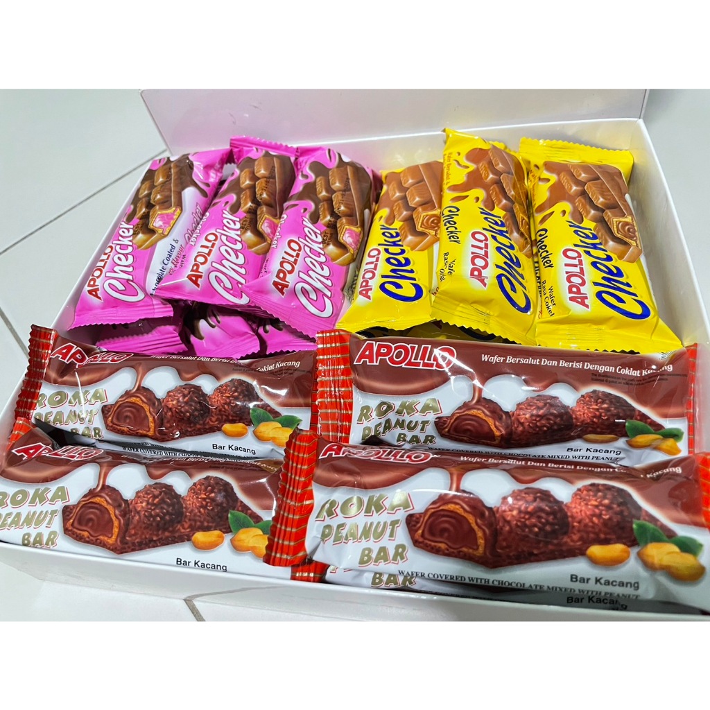 เซ็ตลองชิม Apollo Checker 3 รส (1 เซ็ต 30 ชิ้น 100฿)