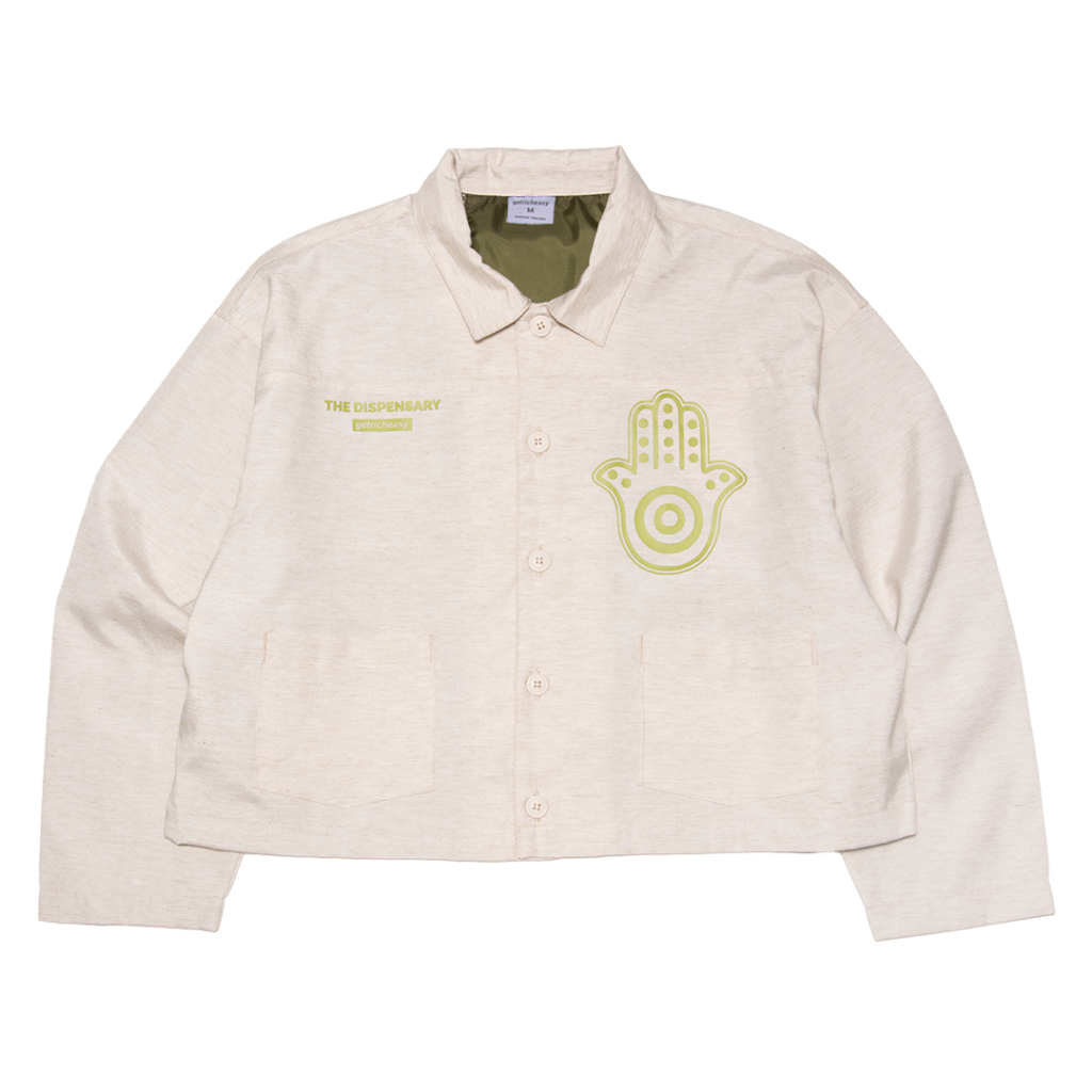 THE DISPENSARY x Getricheasy Hamsa Hemp Jacket