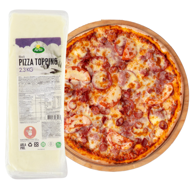 ชีสยืดๆ  Arla Pizza Mozzarella Topping Cheese 2.3Kg