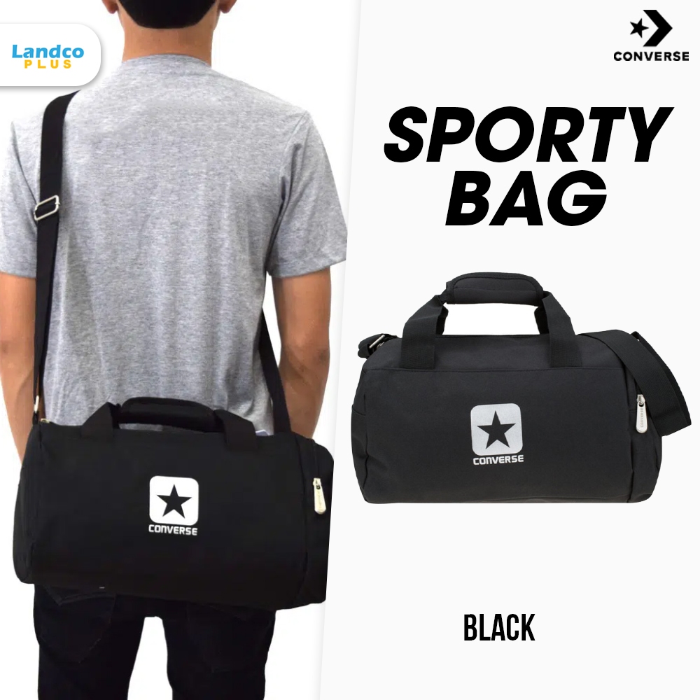 Converse คอนเวิร์ส กระเป๋าสะพายข้าง กระเป๋ากีฬา Bag Sporty 126000788 BK (690)