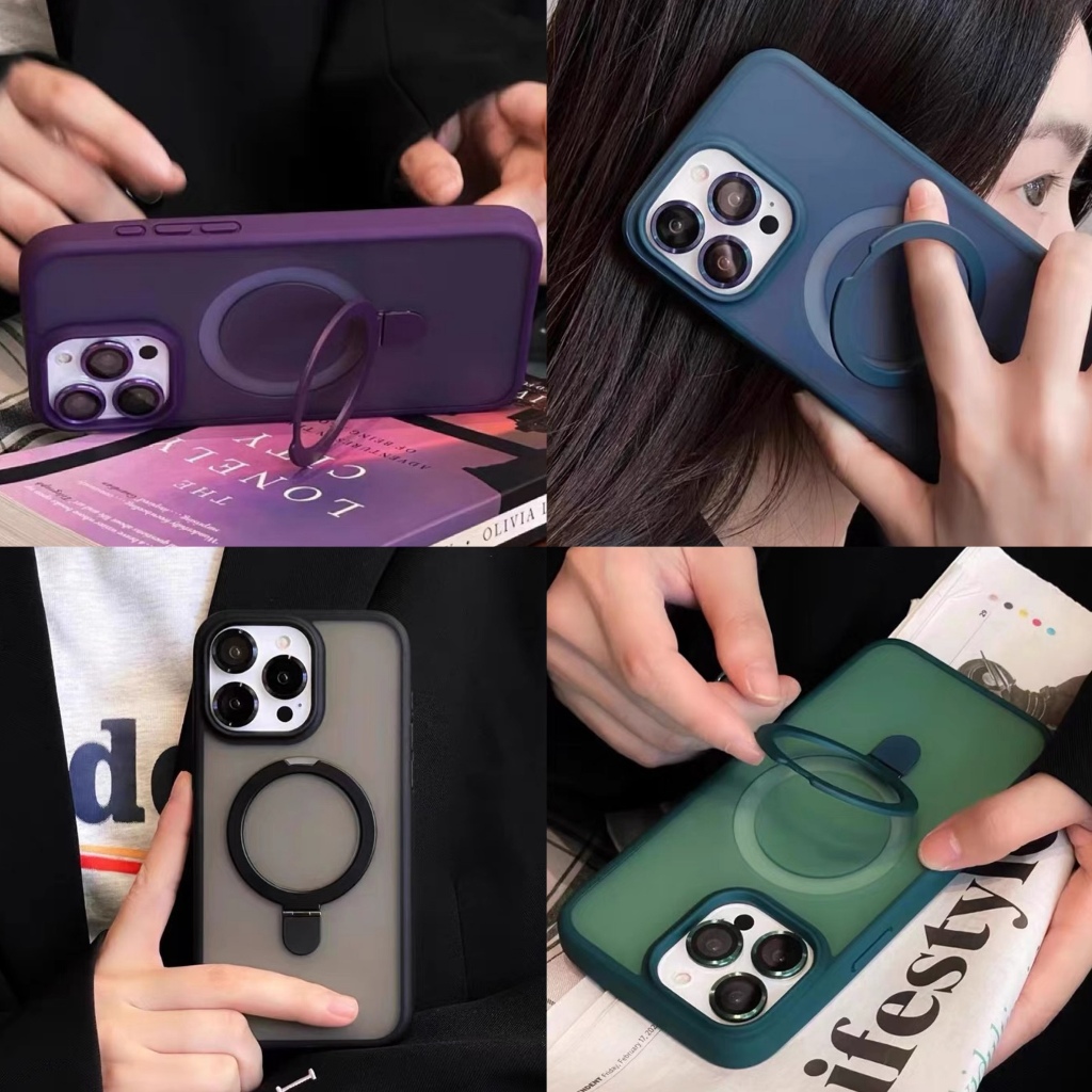 เคสอะคริลิค ชาร์จได้ เคสตั้งได้ หลังด้าน สำหรับ สำหรับไอโฟน11 12 13 14 15 Pro max 14Promax 15Promax 13Promax for iPhone