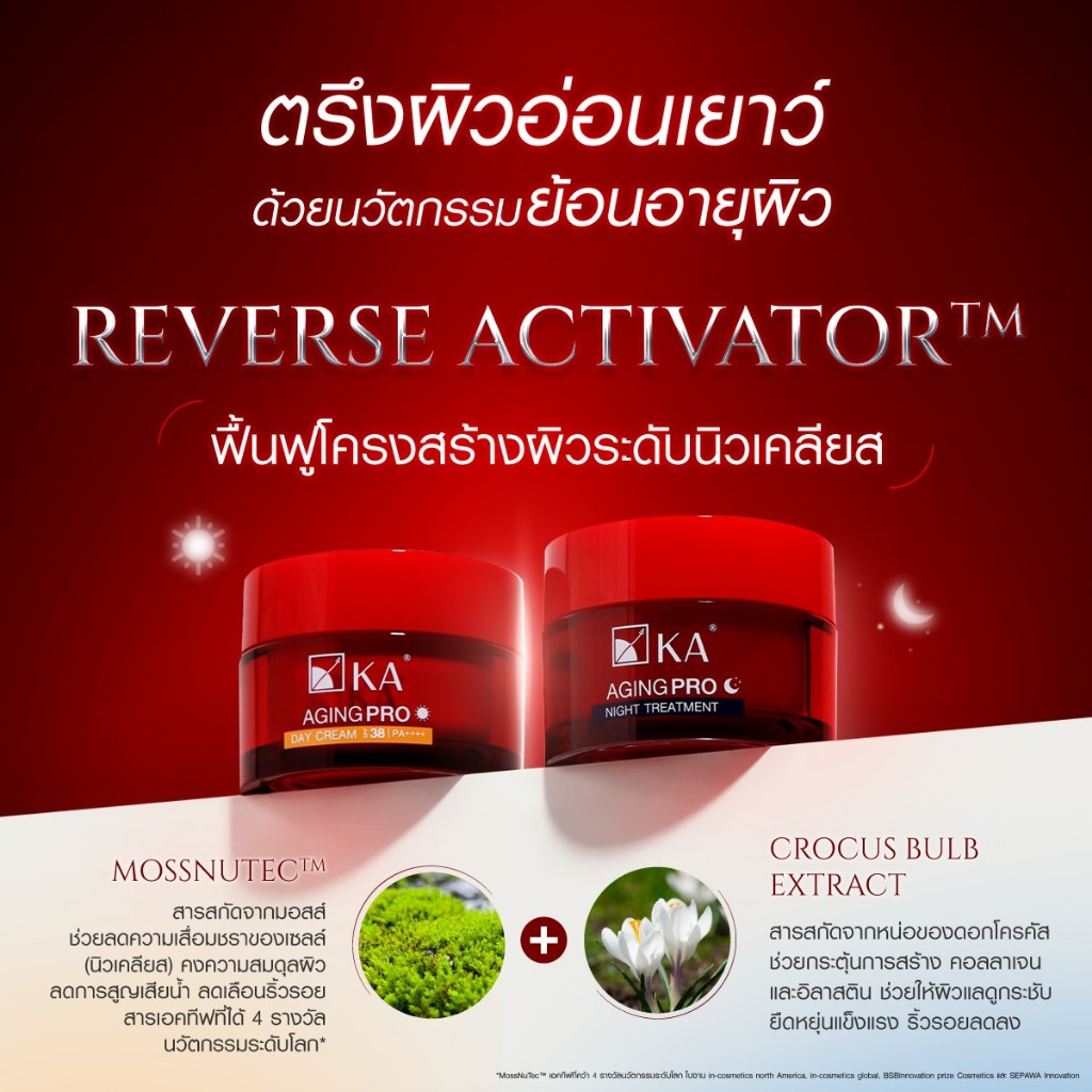 (ชิ้น) KA Aging Pro เค.เอ เอจจิ้ง โปร เดย์ ครีม และ ไนท์ ทรีตเมนต์ ซองคู่ สุดคุ้ม 6 กรัม - รูปที่ 2
