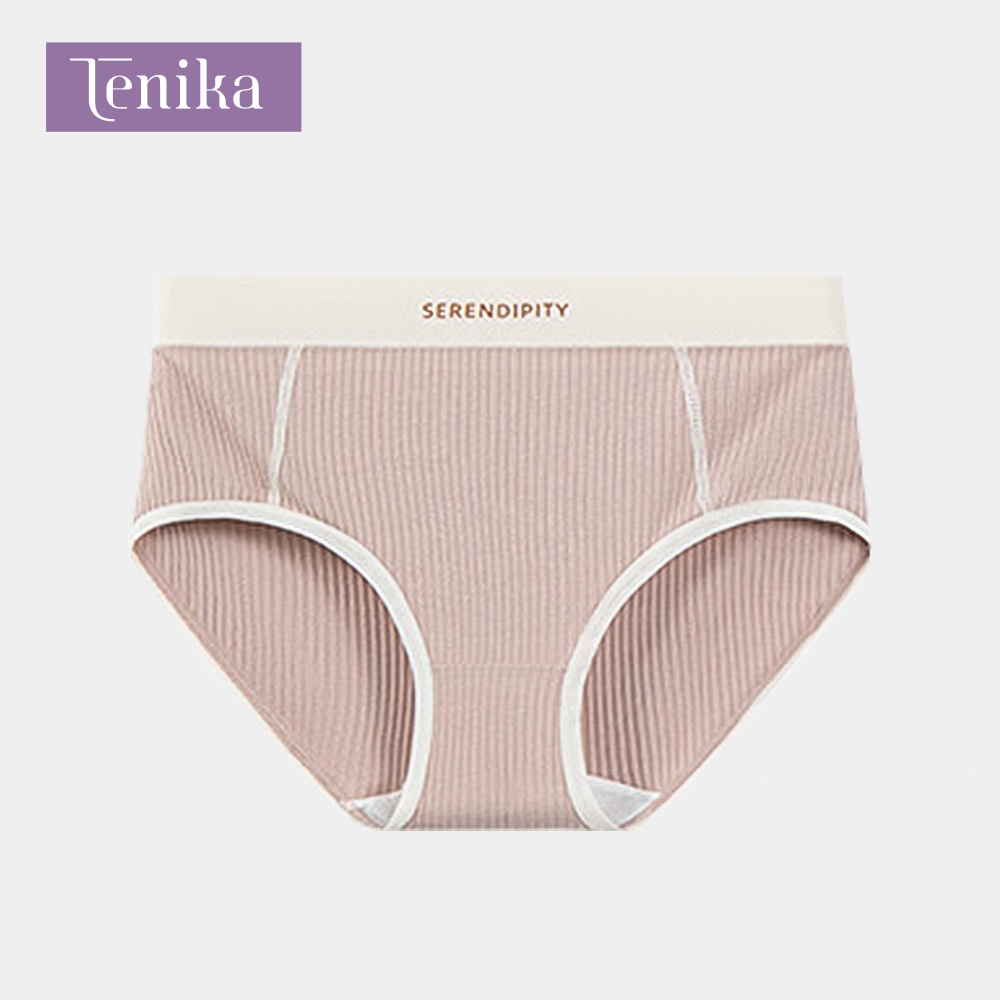 TENIKA กางเกงในผู้หญิง ยืดกระชับ คืนตัวดี ผ้านิ่มใส่สบาย กางเกงในไร้ขอบ Kni-029