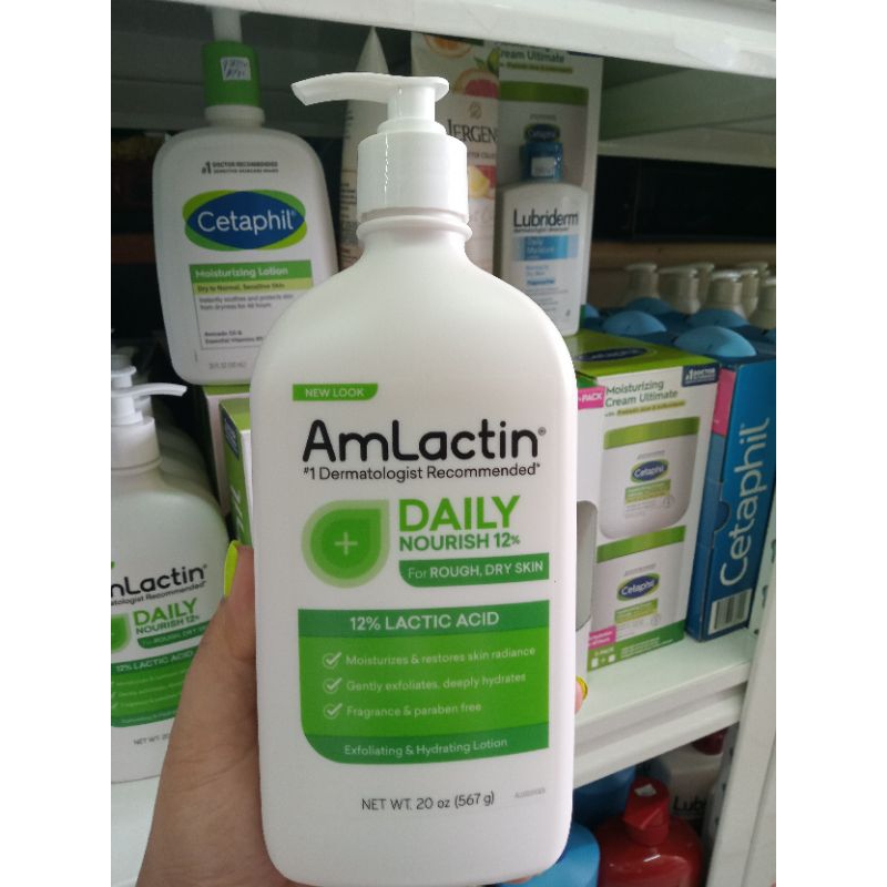 AmLactin 12% Daily Moisturizing Body Lotion.567g