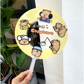 พร้อมส่งพัดดับร้อน คาปิบาร่า Capybara หมามะพร้าว สุดน่ารัก 🥥…