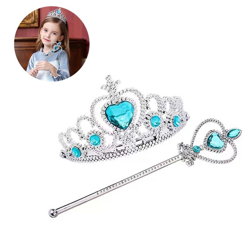 【พร้อมส่ง】มงกุฎ คฑา เจ้าหญิง ชุดเจ้าหญิง ชุดคอสเพลย์