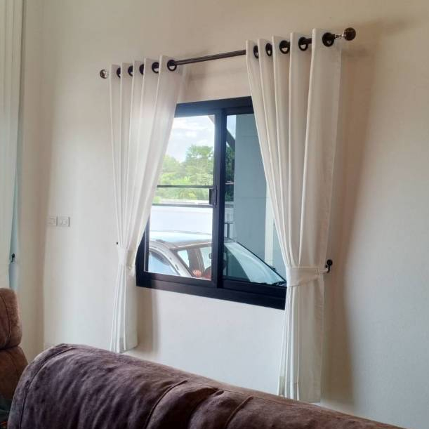 แนะนำ ผ้าม่าน ผ้าม่านสีขาว แนวมินิมอล ผ้าม่านโปร่งสำหรับทำม่าน 2 ชั้น สำหรับหน้าต่าง พร้อมจัดส่ง ราคาพิเศษ มีเก็บเงินปลายทาง