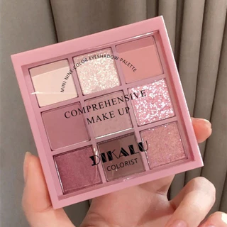 Dikalu Coco Venus DKL009 อายแชโดว์ทาตา 9 สี ชมพูนู้ด เนื้อดินน้ำมัน ใยไหม แมท ชิมเมอร์ ติดทน กันน้ำกันเหงื่อ Eye Shadow