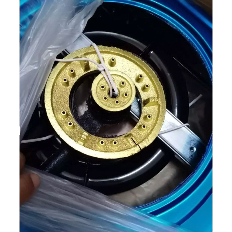 เตาแก๊สสแตนหัวคู่ OTTO รุ่น GS-872 GS872 เตาแก๊สหัวทองเหลือง - รูปที่ 2