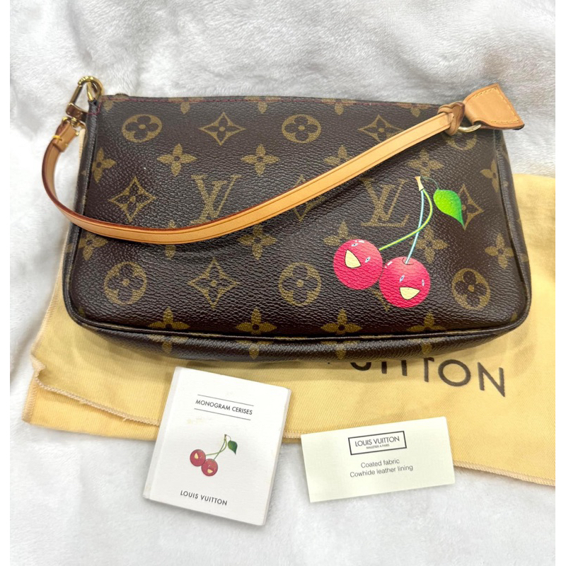like new lv Cherry limited pochette