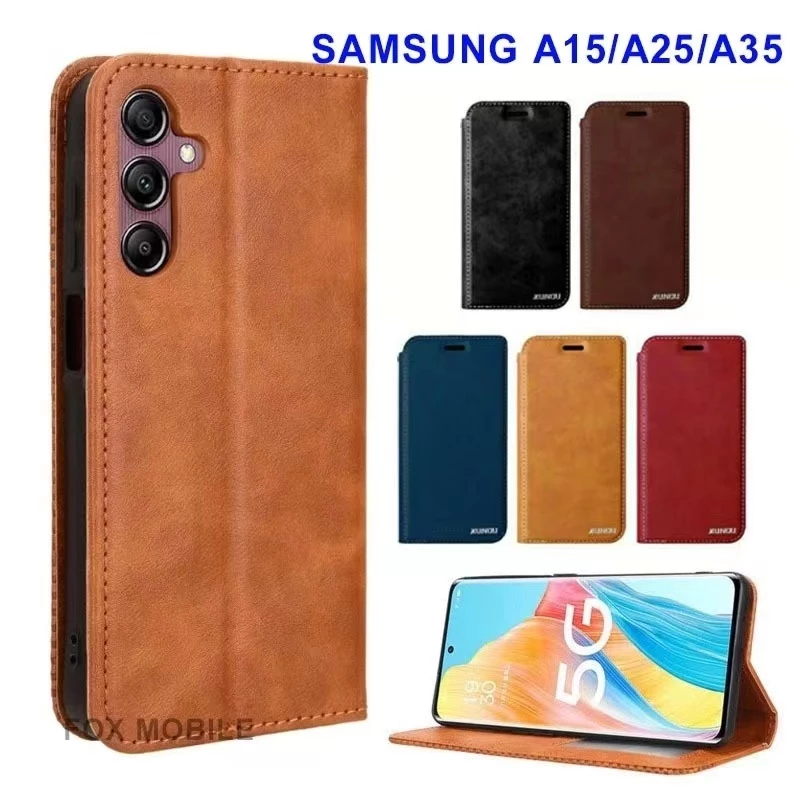 เคสฝาพับ XUNTE สำหรับ Samsung A27 A57 A37 A07 A17 A56 A36 A26 A16 A06 A55 A35 A25 A15 A05S A54 A34 A24 A14 S23FE S24FE