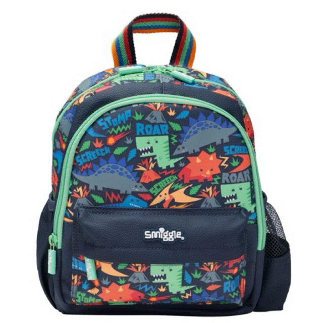 🚩New Collection Smiggle junior Backpack กระเป๋าเป้สมิ้กเกอ รุ่น10นิ้ว ของแท้💘 พร้อมส่งในไทย✅