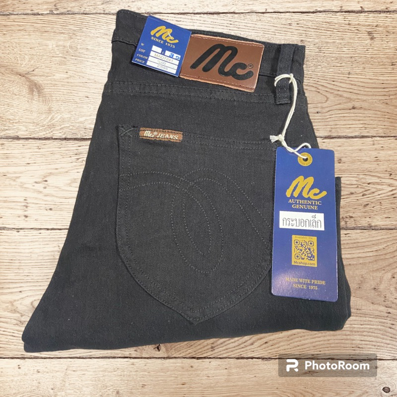 กางเกงยีนส์ผ้ายืด Mc jeans ทรงกระบอกเล็ก กระดุม มีสามสี
