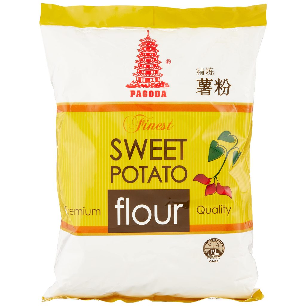 แป้งมันหวาน(มันเทศ) Pagoda Sweet Potato Premium Flour 500g Product of China HALAL พร้อมส่ง