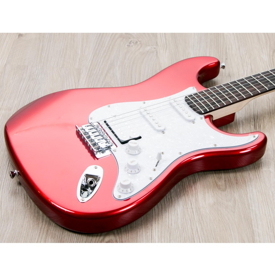 [โค้ดลด1000-📸] กีต้าร์ไฟฟ้า Gusta รุ่น GST-01 ปิ๊กอัพ HSS / SSSเสียงหนา แถมฟรี ปิ๊ก5อัน สายแจ็ค ประแ