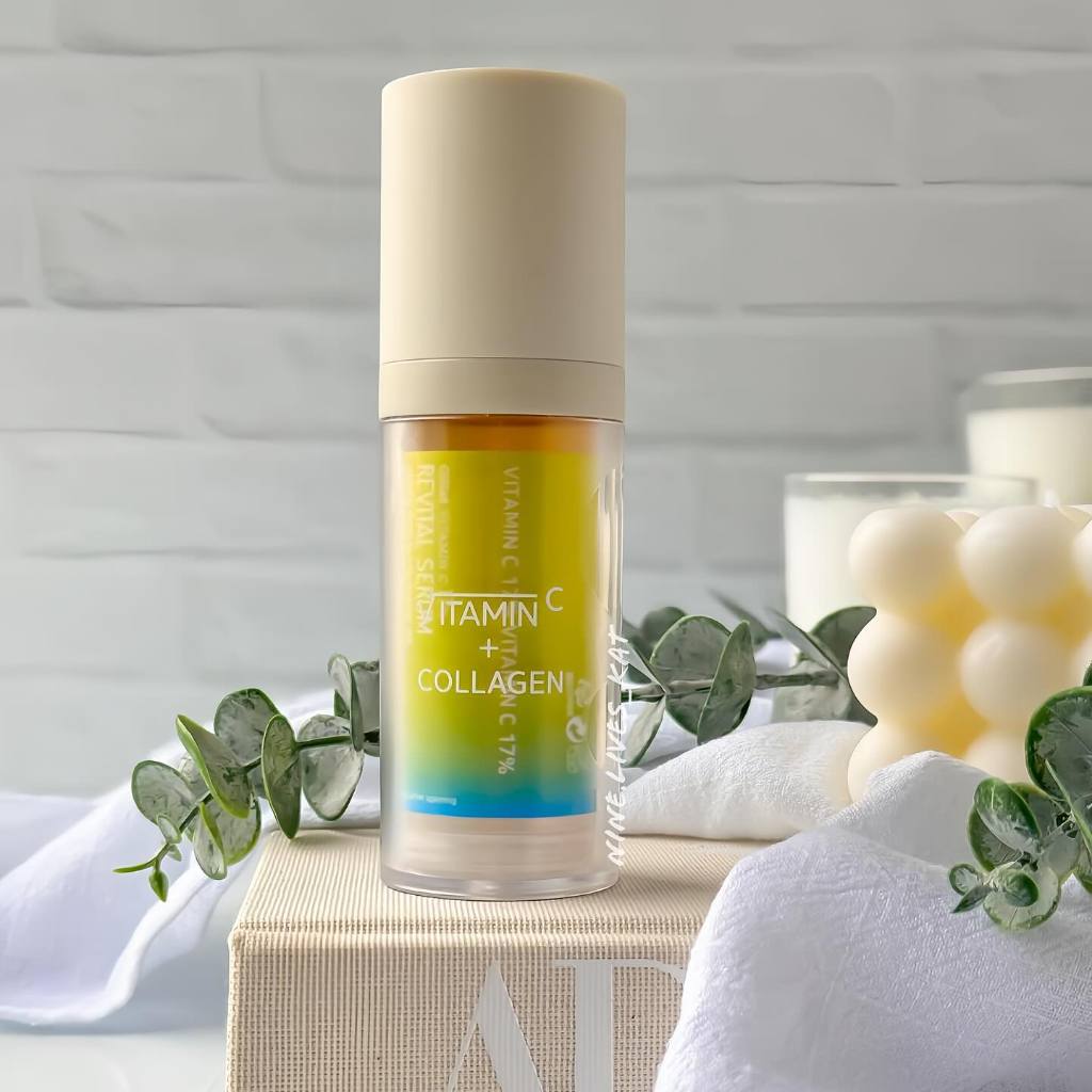 ( แท้ / พร้อมส่ง ) Gilla8 VITAMIN C 17% REVITAL COLLAGEN SERUM 30ML