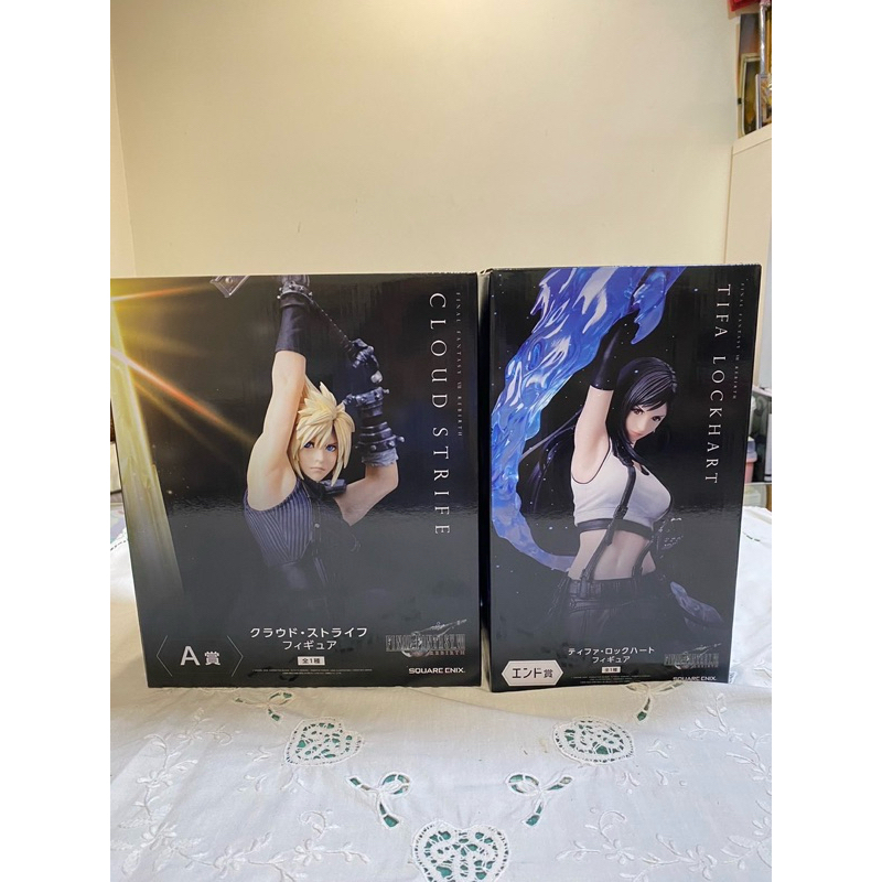 พร้อมส่ง ‼️A prize & end prize FF7 🇯🇵 Final Fantasy 7 rebirth งานจับฉลาก Cloud Tifa ไฟนอล 7