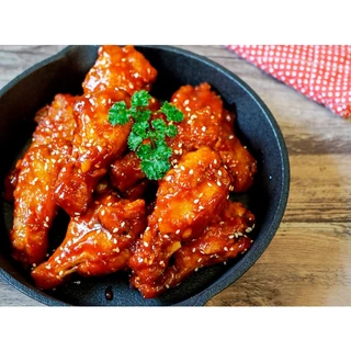 ซอสเคลือบไก่ สูตรฮอตแอนด์สไปซี่ ซอสไก่ทอดเกาหลี 1000 กรัม ตราเพียวฟู้ดส์ ไก่เกาหลี ไก่บอนชอน