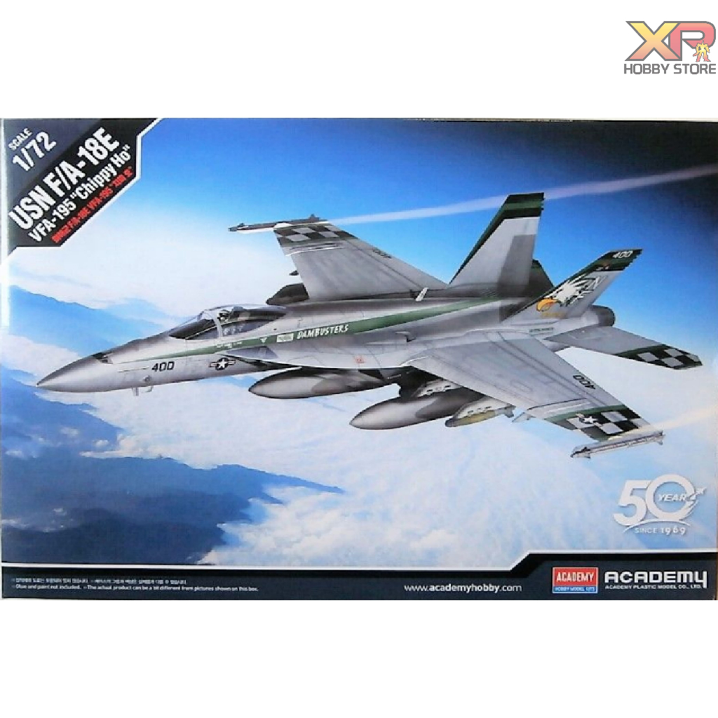 [Academy Model] 1/72: USN F/A-18E VFA-195"CHIPPY HO" (AC 12565)