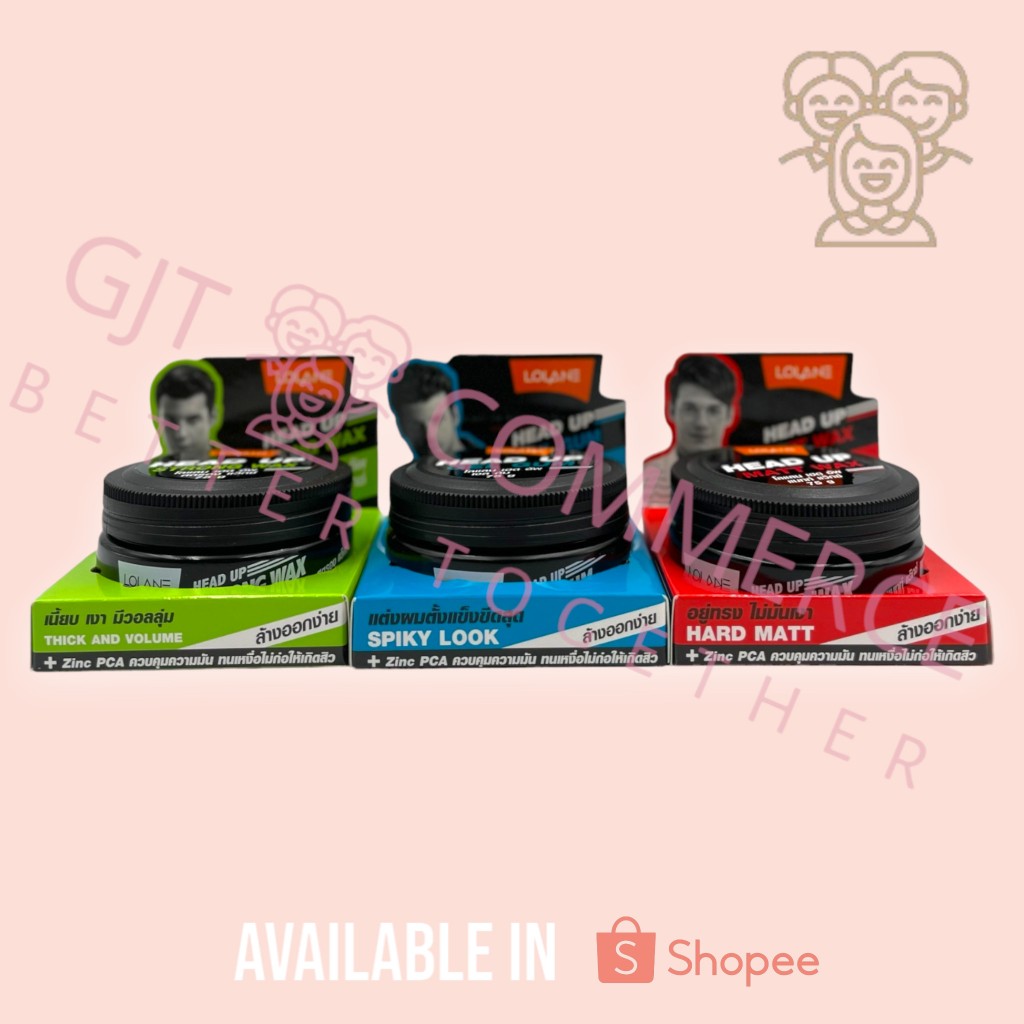 โลแลน เฮดอัพ แว็กซ์ 75 กรัม (Lolane Head Up Wax 75 g.)