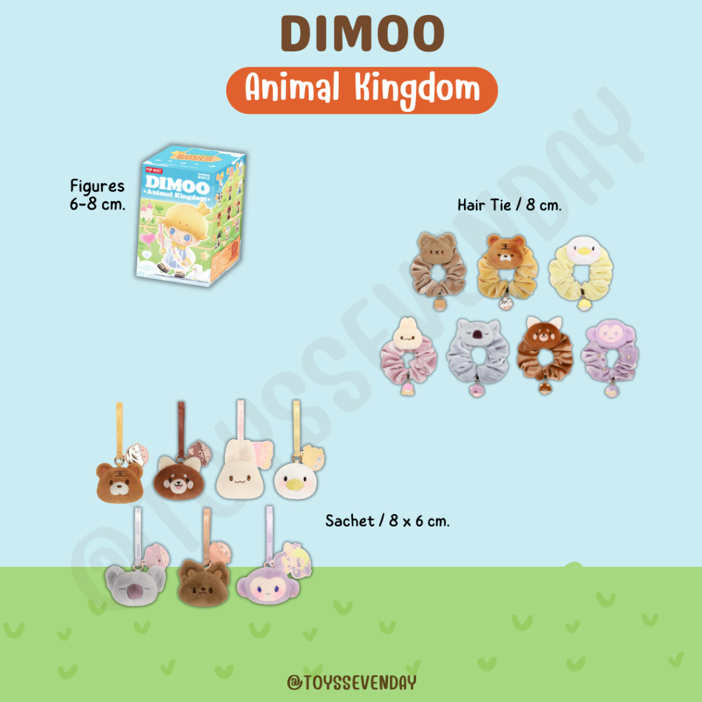 ( พร้อมส่ง ) รวมกล่องสุ่ม DIMOO Animal Kingdom Series