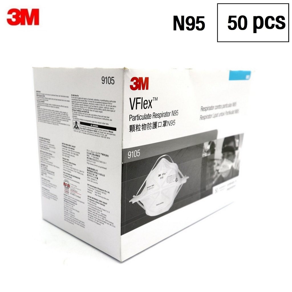 3M™ Vflex™ 9105 หน้ากากป้องกันฝุ่น