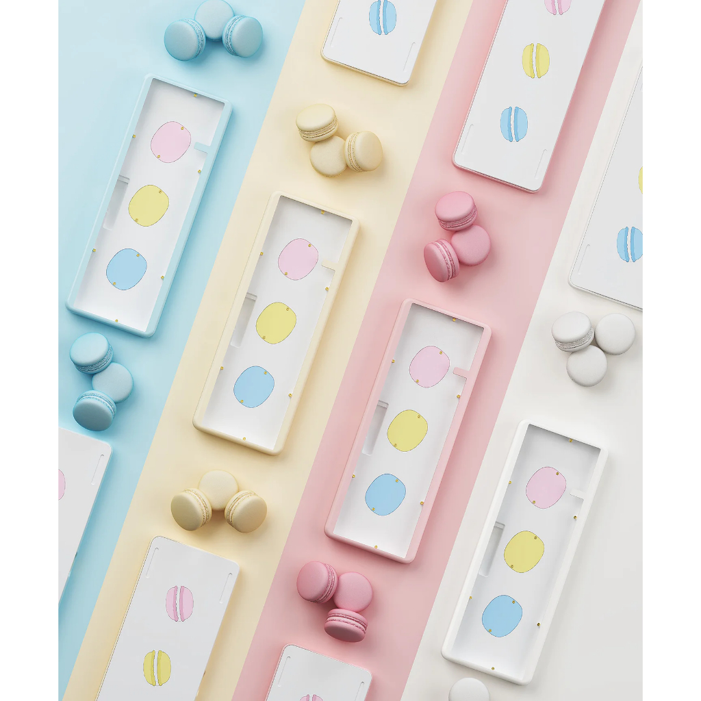 [ประกัน 1 ปี] คีย์บอร์ด Kokokey Macaron 65 Aluminum case Barebone 65% Mechanical Keyboard เชื่อมต่อสาย อลูมิเนียม