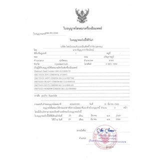 Onetouch ถุงยางอนามัย วันทัช ดีไลท์ ขนาด 54 มม. x 1 กล่อง