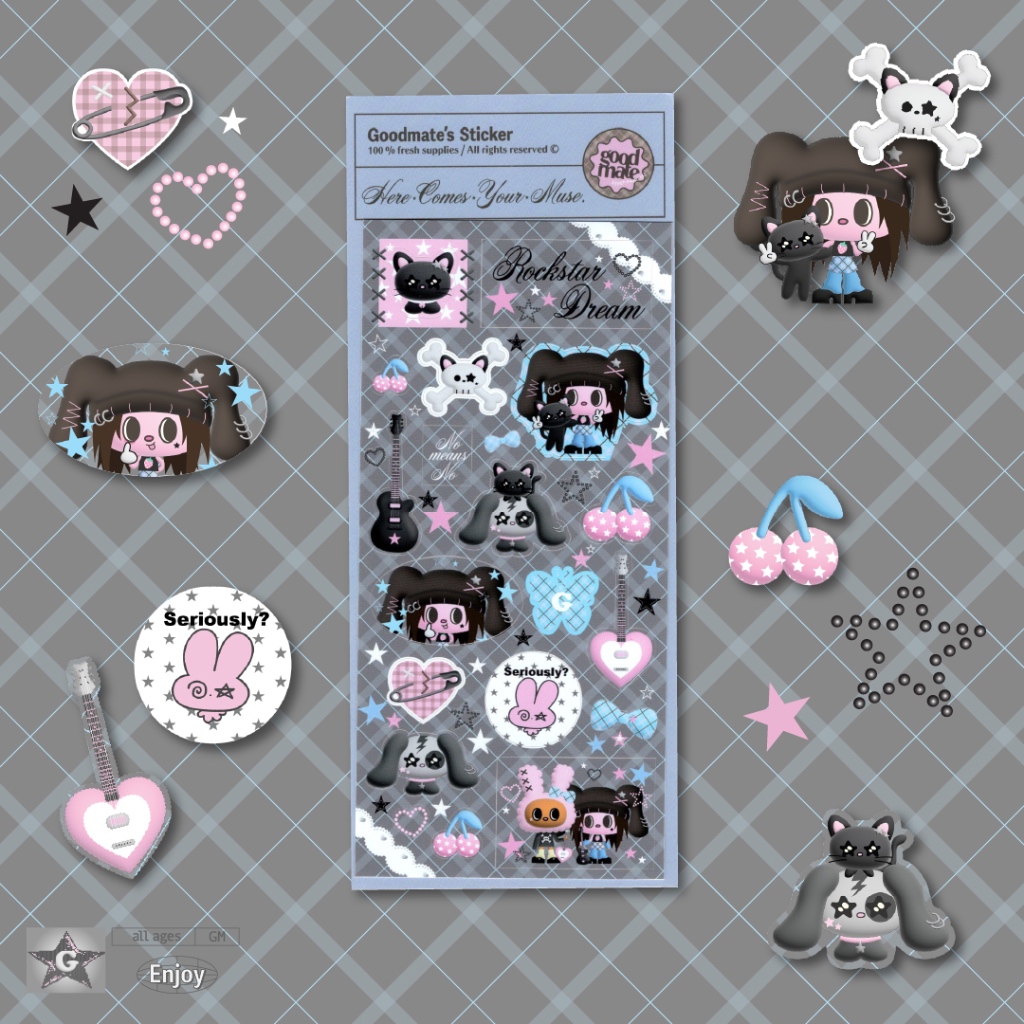 [Goodmate] Sticker : Here Comes Your Muse