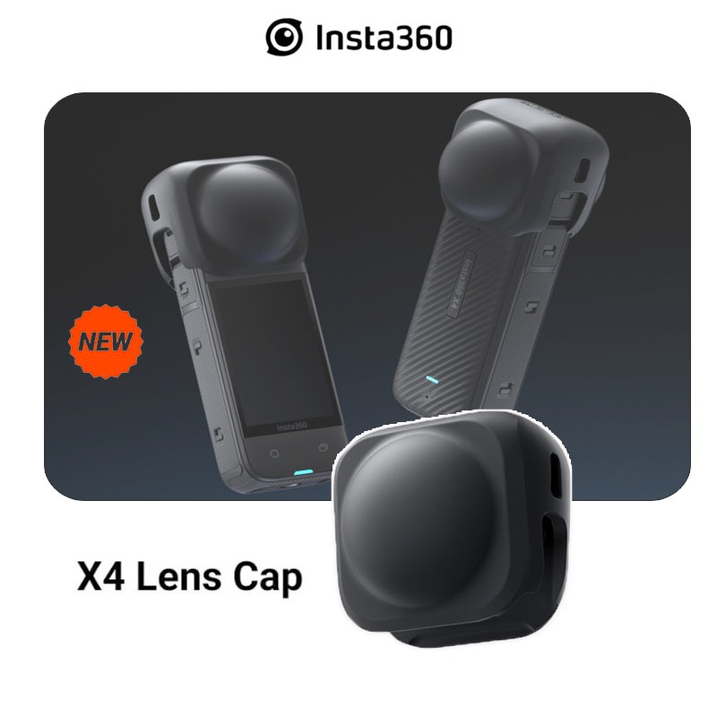 【Authentic】Insta360 X4 Silicone Cap Protective Screen Cover for Insta360 X4 Camera Lens Accessories