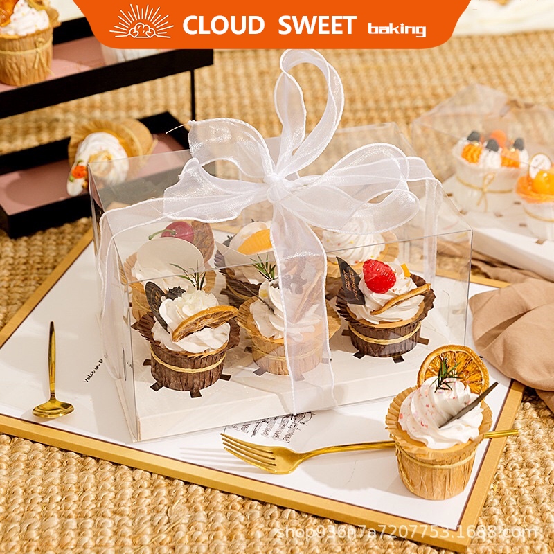กล่องบรรจุภัณฑ์คัพเค้ก, กล่องบรรจุภัณฑ์ขนมหวานใส, กล่องถ้วยมัฟฟินอบ