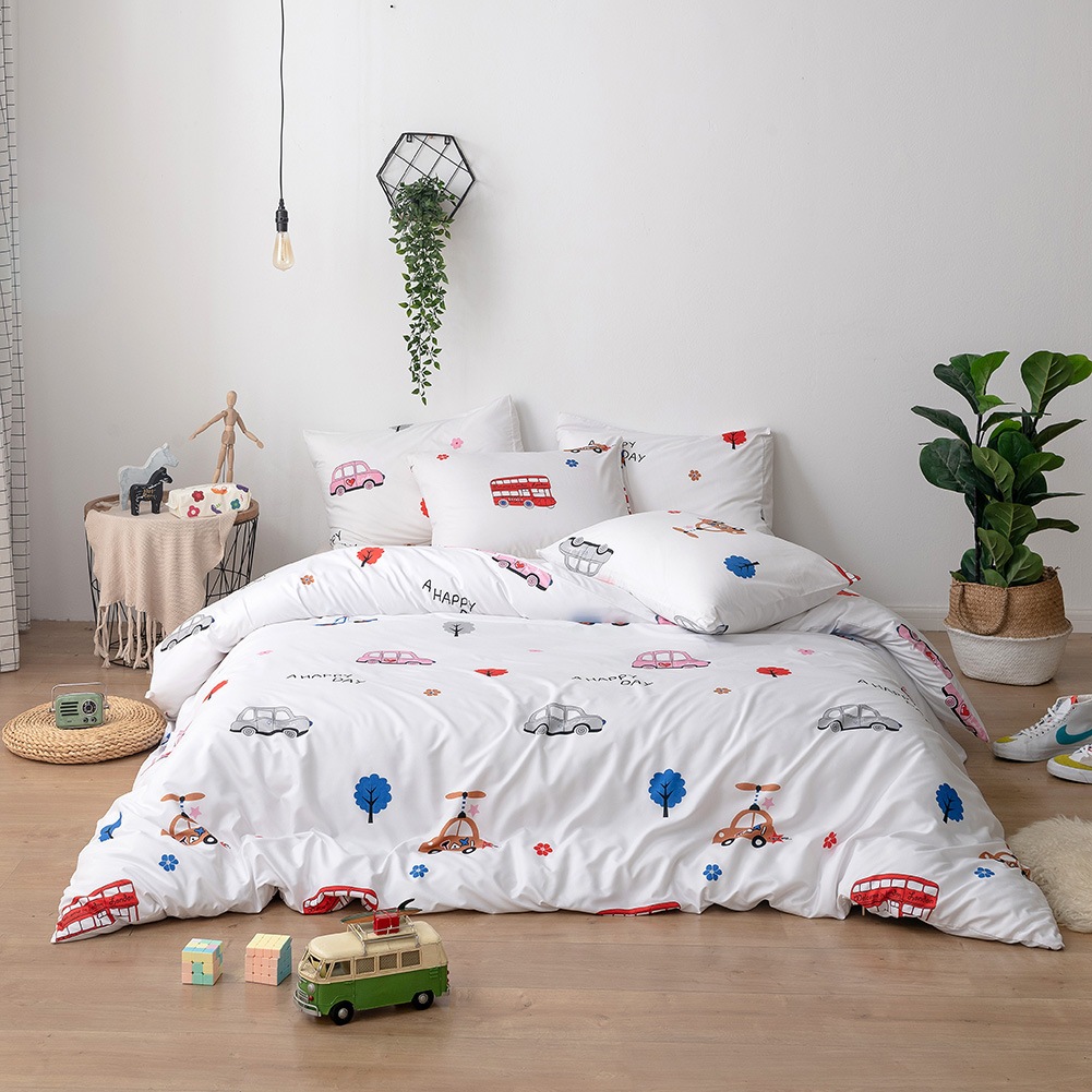 ผ้าปูที่นอนขนาด6ฟุต 🌳 King size (ไม่รวมผ้านวม) ได้5ชิ้น รัดรอบเตียง สูง6-11นิ้ว 🎈😍