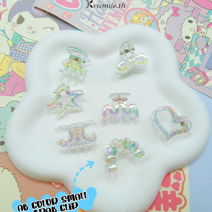 COD-ในไทย💖กิ๊บหนีบผม จับคลิปส์ใส หน้าม้าคลิปด้านข้าง น่ารักหวาน สไตล์เกาหลีเรียบง่าย นักเรียนสำหรับผ