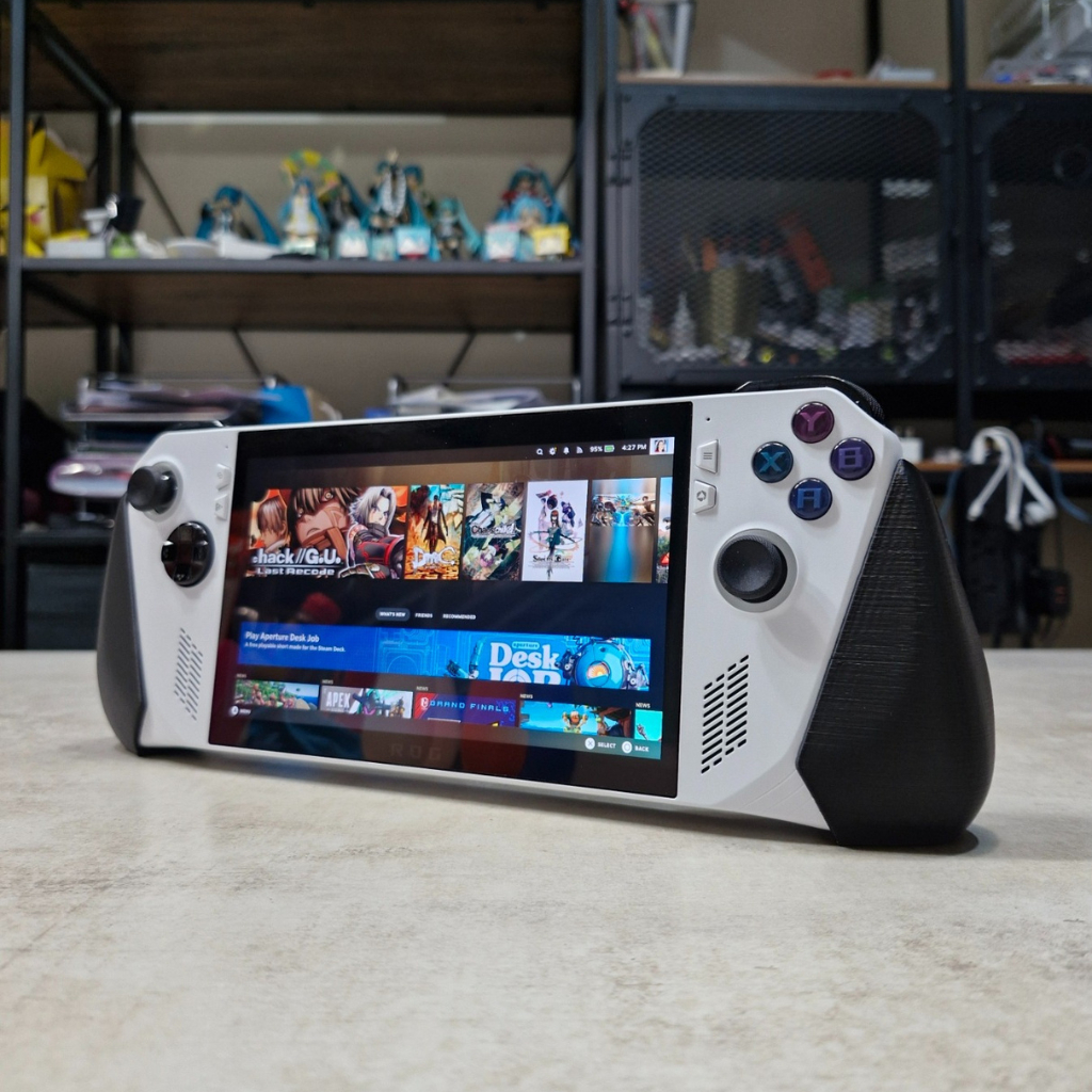 [3D Print] Asus ROG Ally Grip Stand กริป เคส อาโอจี อัลลาย จับถนัด ตั้งได้