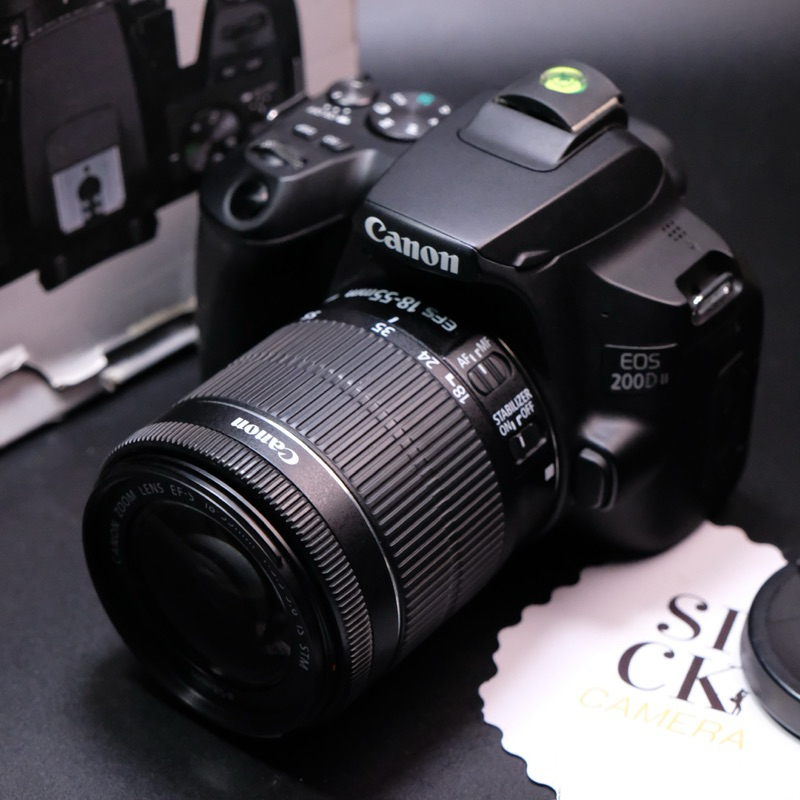 Canon 200d mark2 +18-55mm f3.5-5.6 STM (มือสอง) (200dii)