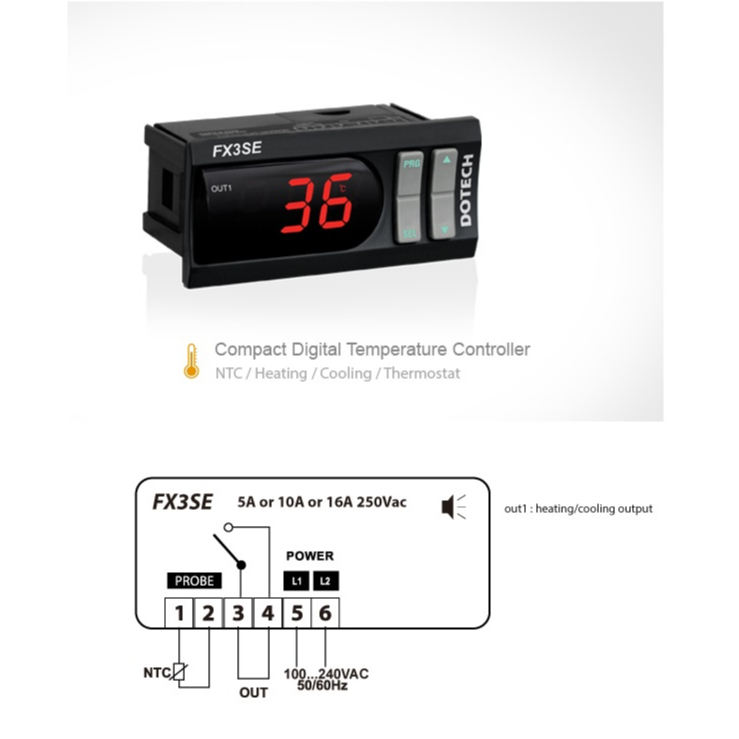 Digital Temperature  Control  FX3SE-05POO-C (Dotech)