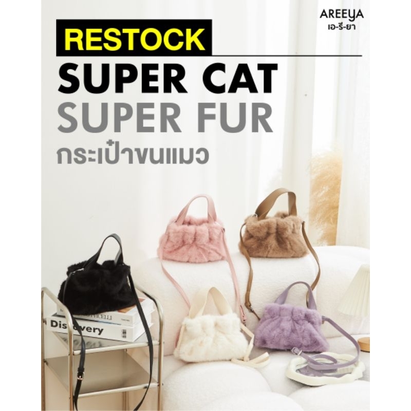 กระเป๋าขนแมว รุ่นอมฝุ่น 2 𝗦𝘂𝗽𝗲𝗿 fur