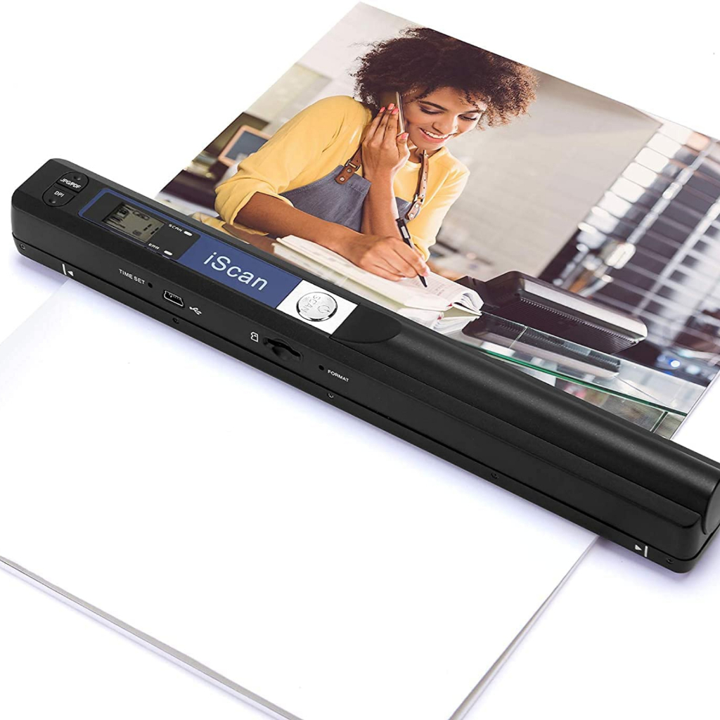 เครื่องสแกนพกพา  Handheld Portable  ISCAN A4 ละเอียด 300DPI-900DPI File รองรับ SDCARD