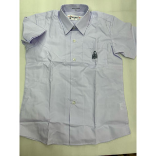 เสื้อนักเรียนชายปักตราสาธิต