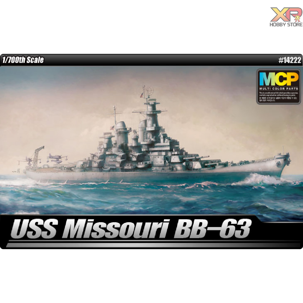 [Academy Model] 1/700 : USS Missouri BB-63 MCP (AC 14222)