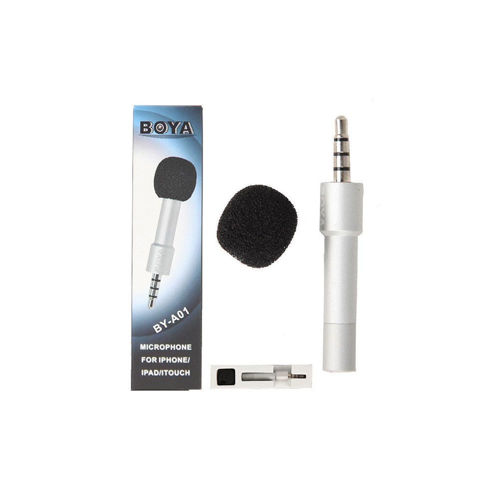 BOYA BY-A01 MICROPHONE FOR IPHONE/IPAD/IPOD TOUCH 3.5mm