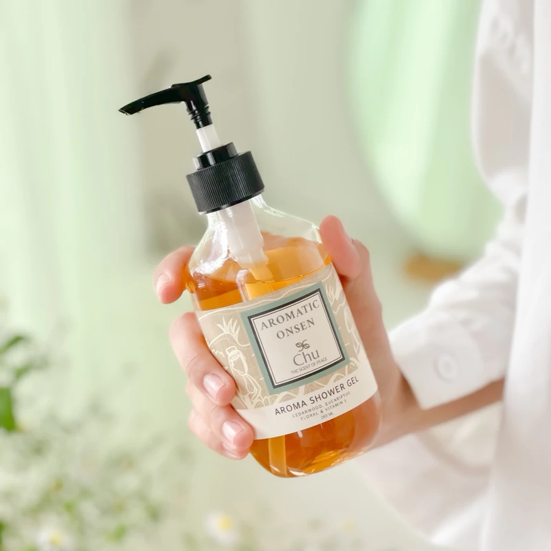 Chu Aromatic Onsen Aroma Shower Gel 280 ml. เจลอาบน้ำบำรุงผิวอโรม่า กลิ่นอโรมาติกออนเซ็น