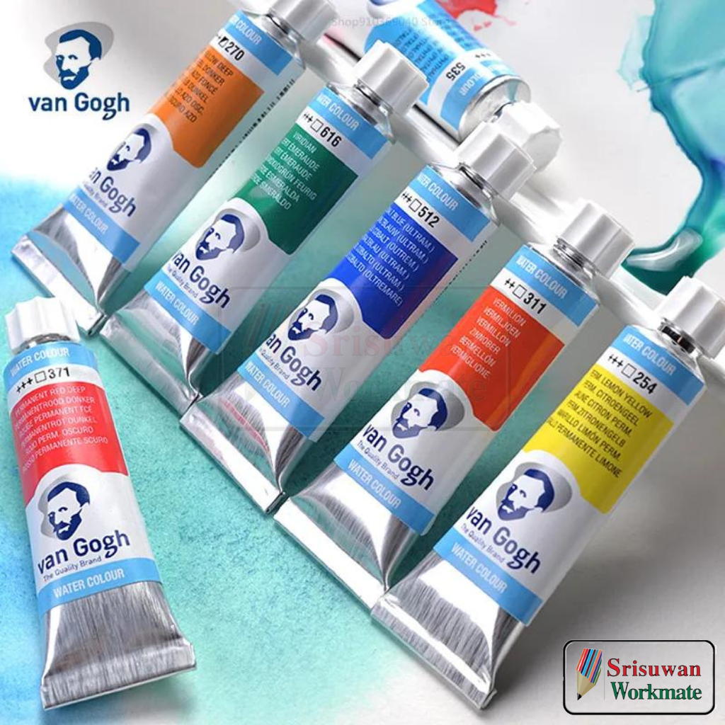 Van Gogh สีน้ำ หลอด 10ml. อาร์ทติสเกรด Artist's Grade Water Colour จำนวน 1 หลอด