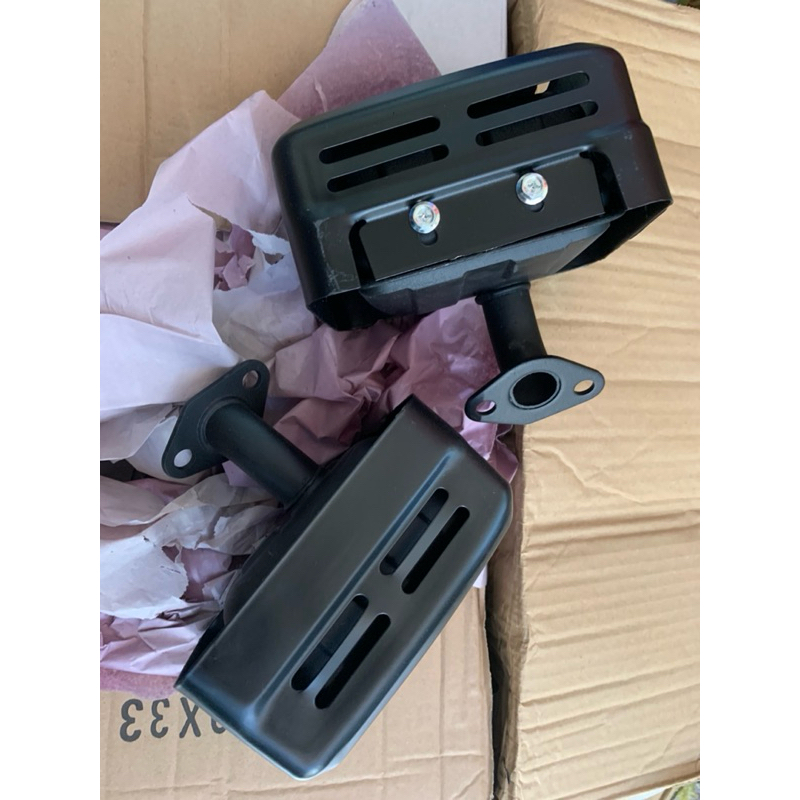 BJ83 ท่อไอเสียเครื่องยนต์เบนซิน 5.5 6.5 แรง สำหรับ GX160 168 อะไหล่คุณภาพอย่างดี ใช้ได้ทุกยี้ห้อ สินค้าแข็งแรง ทนทาน